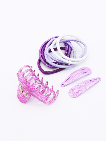 SAPITOS, PINZA Y COLEROS PACK X 11 ROSADO