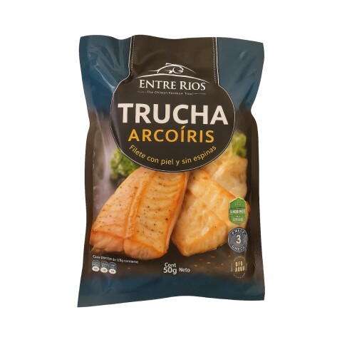 TRUCHA FILET MITAD CON PIEL SIN ESPINAS 80/120 grs - 500 grs Trucha Filet Mitad Con Piel Sin Espinas 80/120 Grs - 500 Grs
