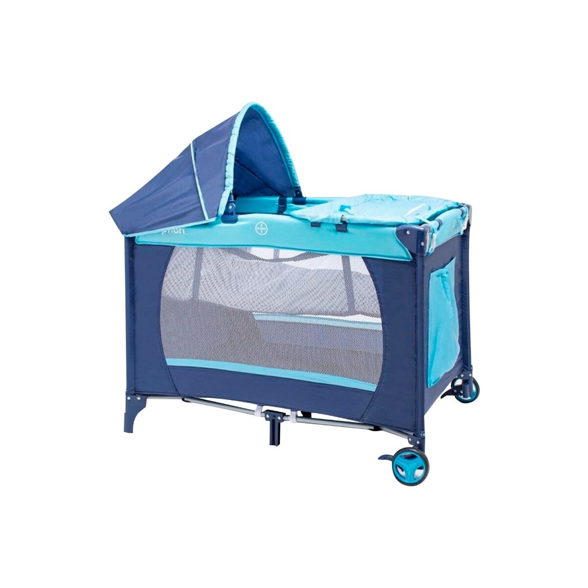 Practicuna con Cambiador Lumax Plegable y Transportable - Azul 