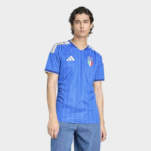 Camiseta Adidas Titular Italia 26 Azul