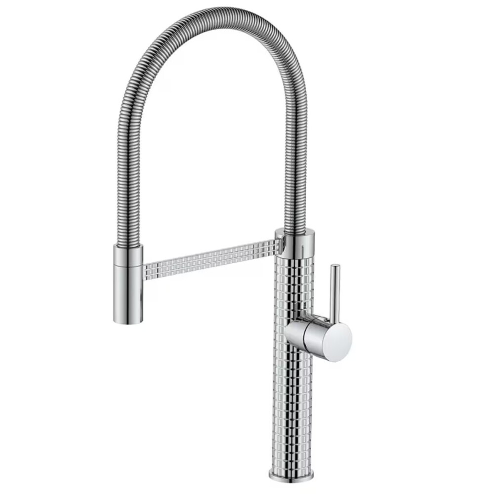 Grifería de cocina Monocomando de mesada Chef Pico móvil Cromo Grifería De Cocina Monocomando De Mesada Chef Pico Móvil Cromo