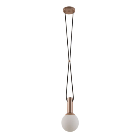 Lámpara colgante DROPS oro metálico Ø24cm 1XE27 LX0102