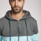 Campera felpa azul