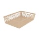 Cesto organizador raso 9L CAPPUCCINO