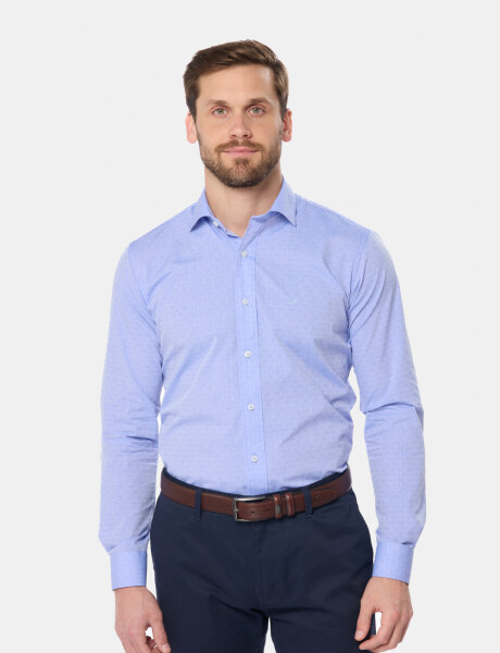 CAMISA DE VESTIR FANTASIA Azul