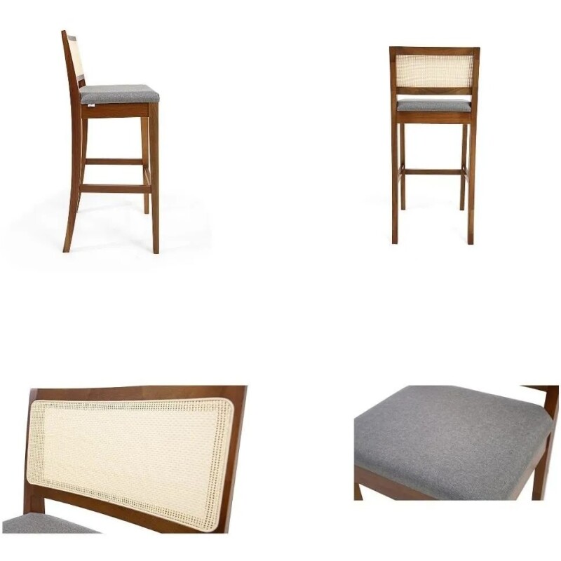 BANCO ALTO PARA BARRA - ESTERILLA - TAPIZADO TELA GRIS BANCO ALTO PARA BARRA - ESTERILLA - TAPIZADO TELA GRIS