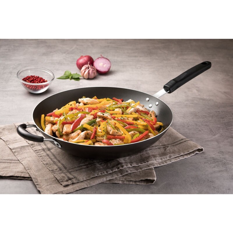WOK 32 CM CON MANGO - 20252/032 WOK 32 CM CON MANGO - 20252/032