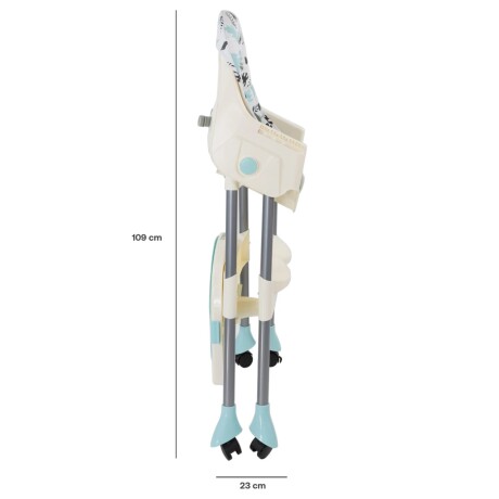 Silla de Comer para Bebes Bebesit Steps con Bandeja 2 en 1 Verde
