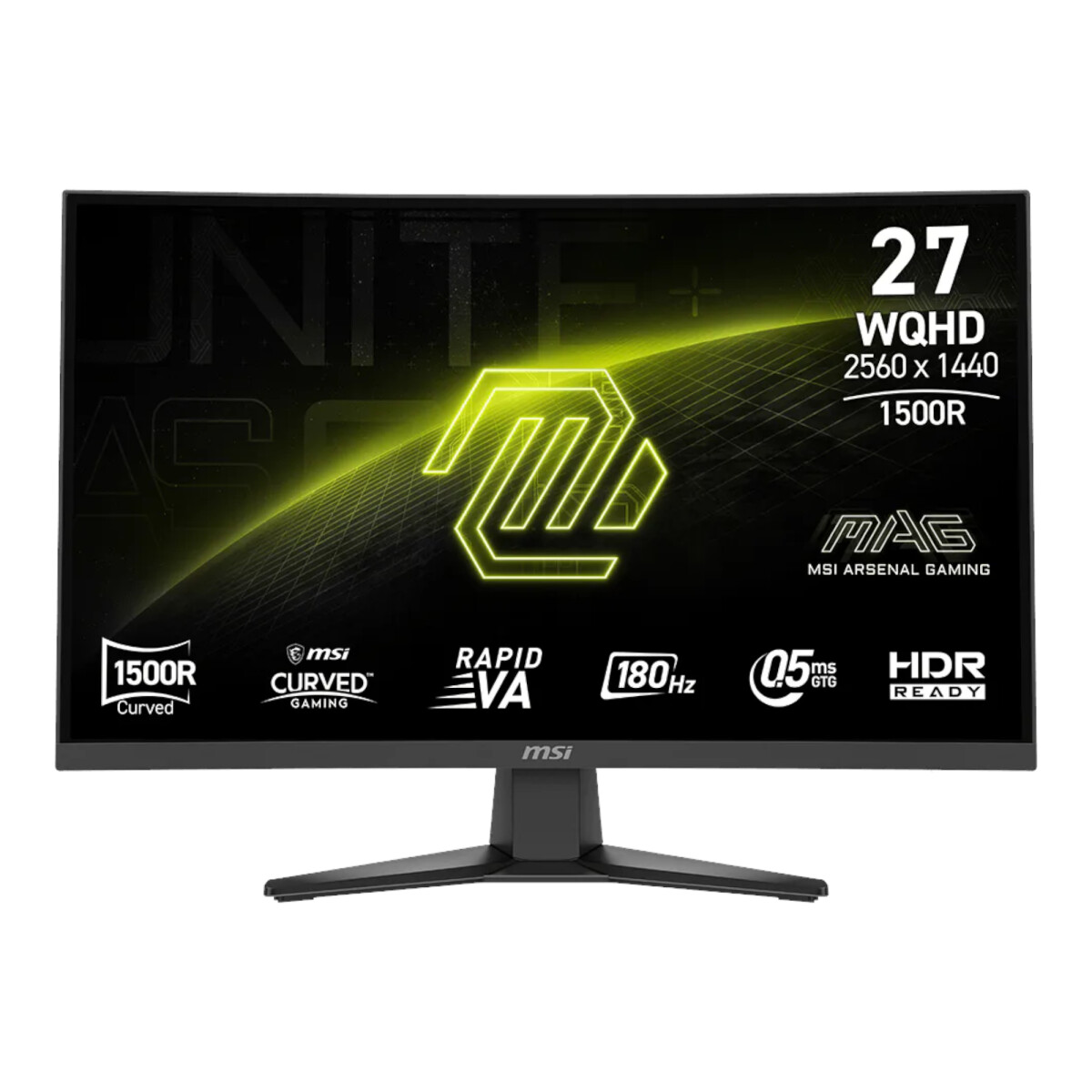 Monitor Gaming Curvo Mag 275CQF E18 Msi 27'' 1440P 180HZ 
