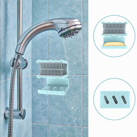 Recogedor de pelo para ducha autoadhesivo o para amurar Recogedor De Pelo Para Ducha Autoadhesivo O Para Amurar