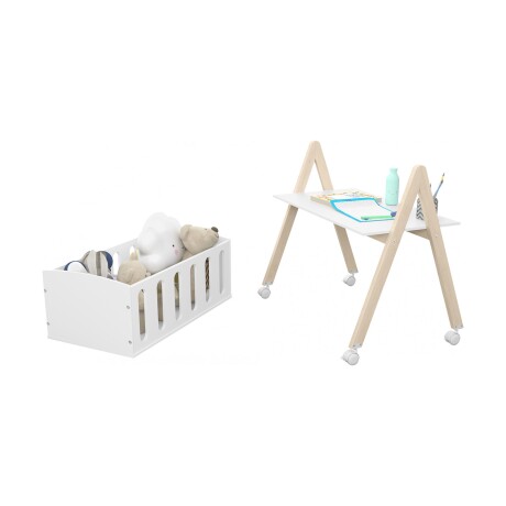 CUNA CAMA MDF-Y-MADERA MARRON ZUPPY
