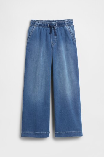 Pantalón Easy Pull On Niña Dark Wash Indigo 119