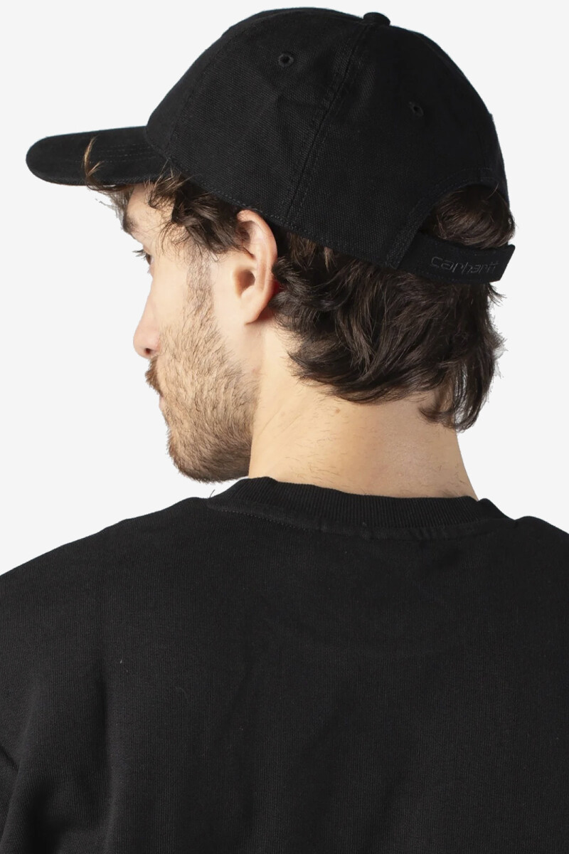 SELBY CANVAS CAP Negro