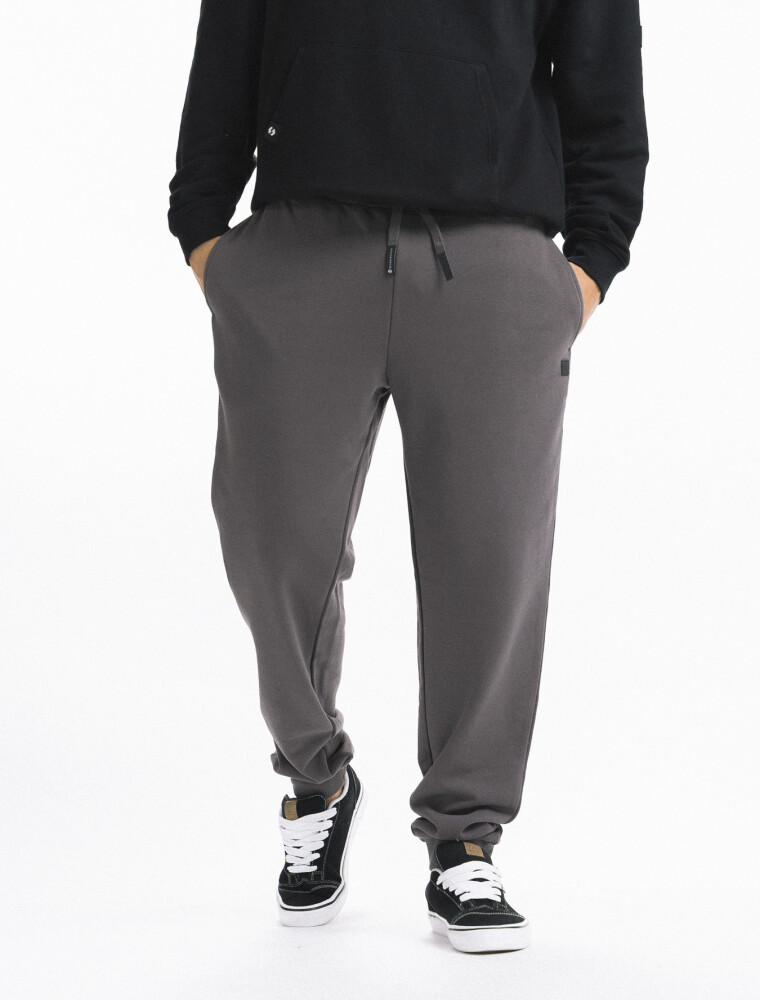 Pantalon de Felpa C/ Puño Scandinavian Frisco Gris