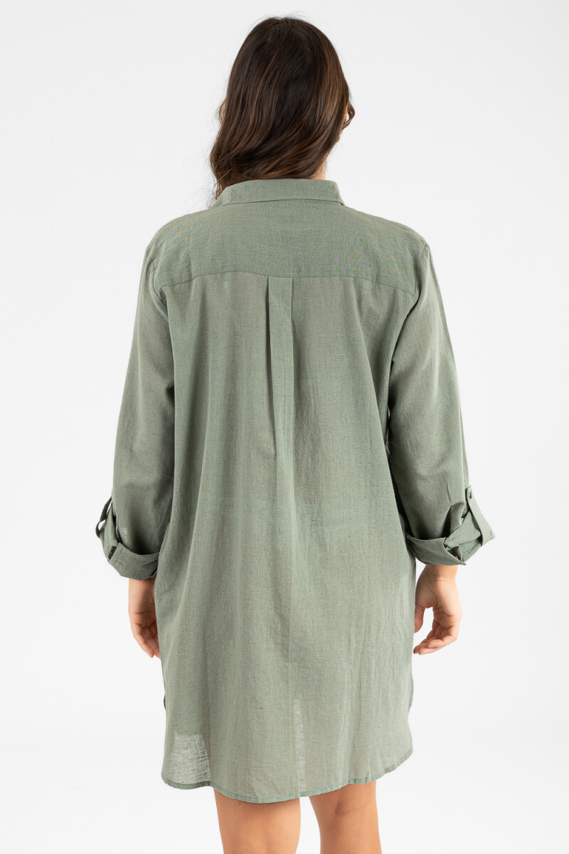 Camisola light tropic Musgo