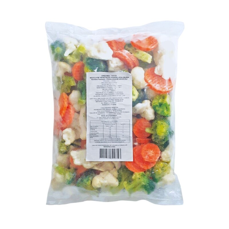 Ensalada Brócoli/Coliflor/Zanahoria - 1 kg Ensalada Brócoli/Coliflor/Zanahoria - 1 kg
