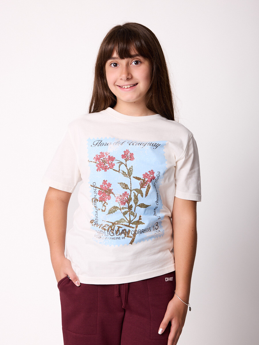 T-SHIRT FLOX TEEN DIXIE Crudo