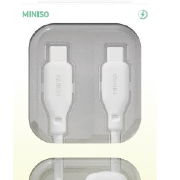 Cable de carga rápida blanco