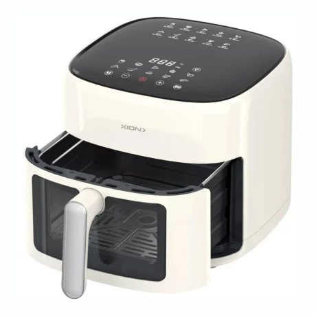 XION FREIDORA SIN ACEITE 8.8L 1900W XI-FR88 Freidora de Aire XION FR88 1900W Capacidad 8.8Lt - Blanca