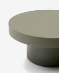 Mesa de centro Aiguablava de cemento verde Ø 90 cm