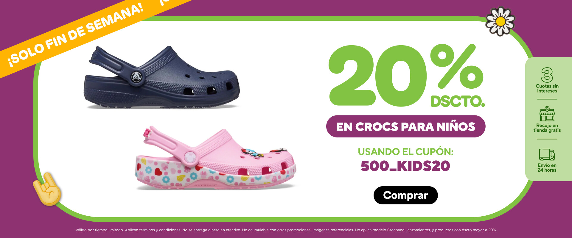 Kids con 20%
