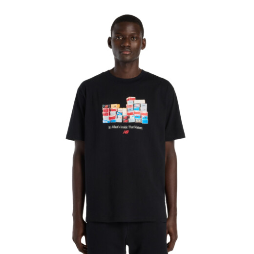 Remera New Balance Boxes - Negro Remera New Balance Boxes - Negro