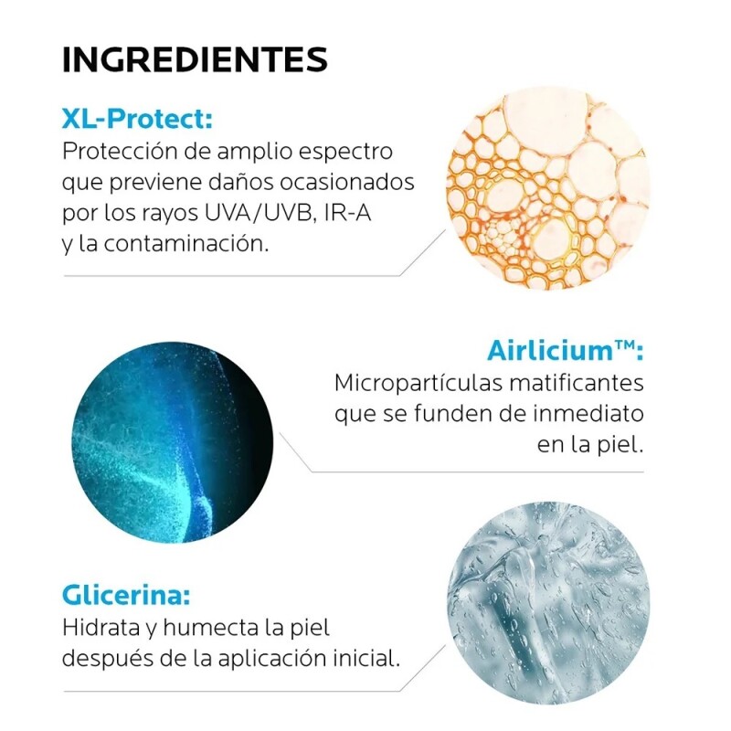 Protector Solar La Roche Posay Anthelios Toque Limpio Color FPS50+ 50 ml Protector Solar La Roche Posay Anthelios Toque Limpio Color FPS50+ 50 ml