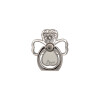 Anillo soporte para celular diseño trébol color plateado Anillo Soporte Para Celular Diseño Trébol Color Plateado
