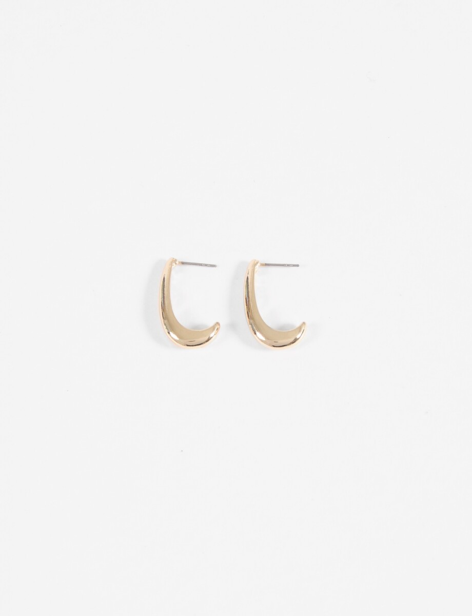 Aros largos antique - dorado 