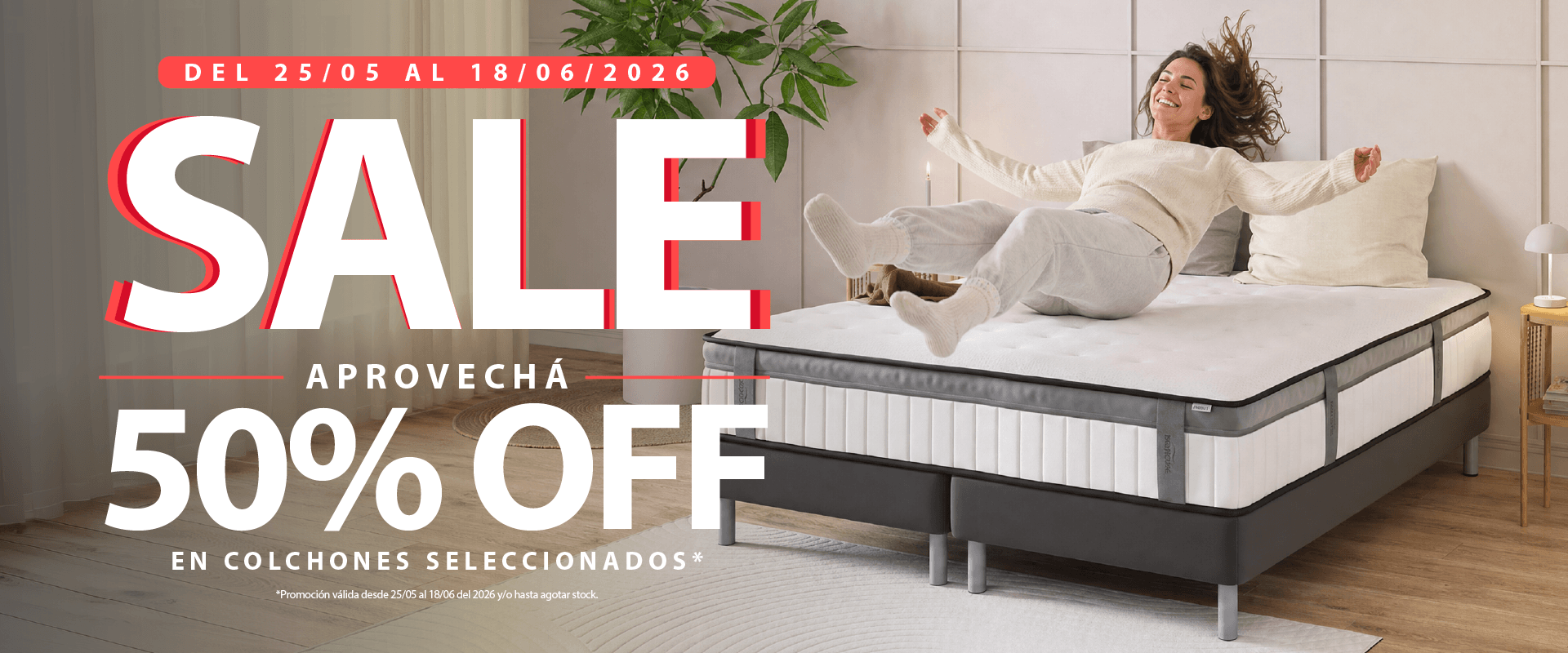 Colchones 50% OFF