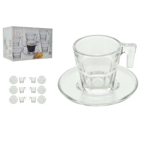 JUEGO DE CAFE X6UDS KIMGLASS JUEGO DE CAFE X6UDS KIMGLASS
