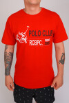 Remera Manga Corta Cuello Base Rojo