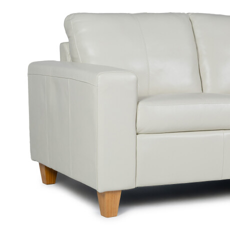 Rinconera Royale - Cuero Básico - Chaise Derecho 509 (Off White)