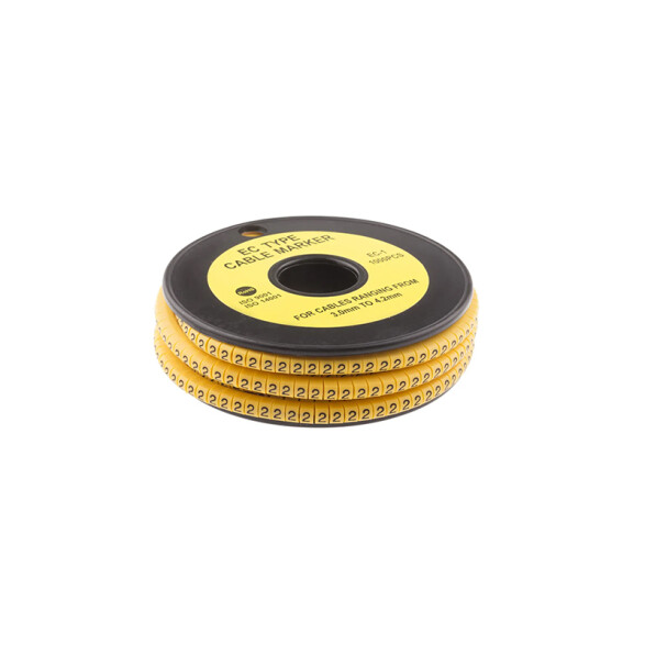 Identificador p/cables de 0,75 a 1,5mm2 número "2" WI4402