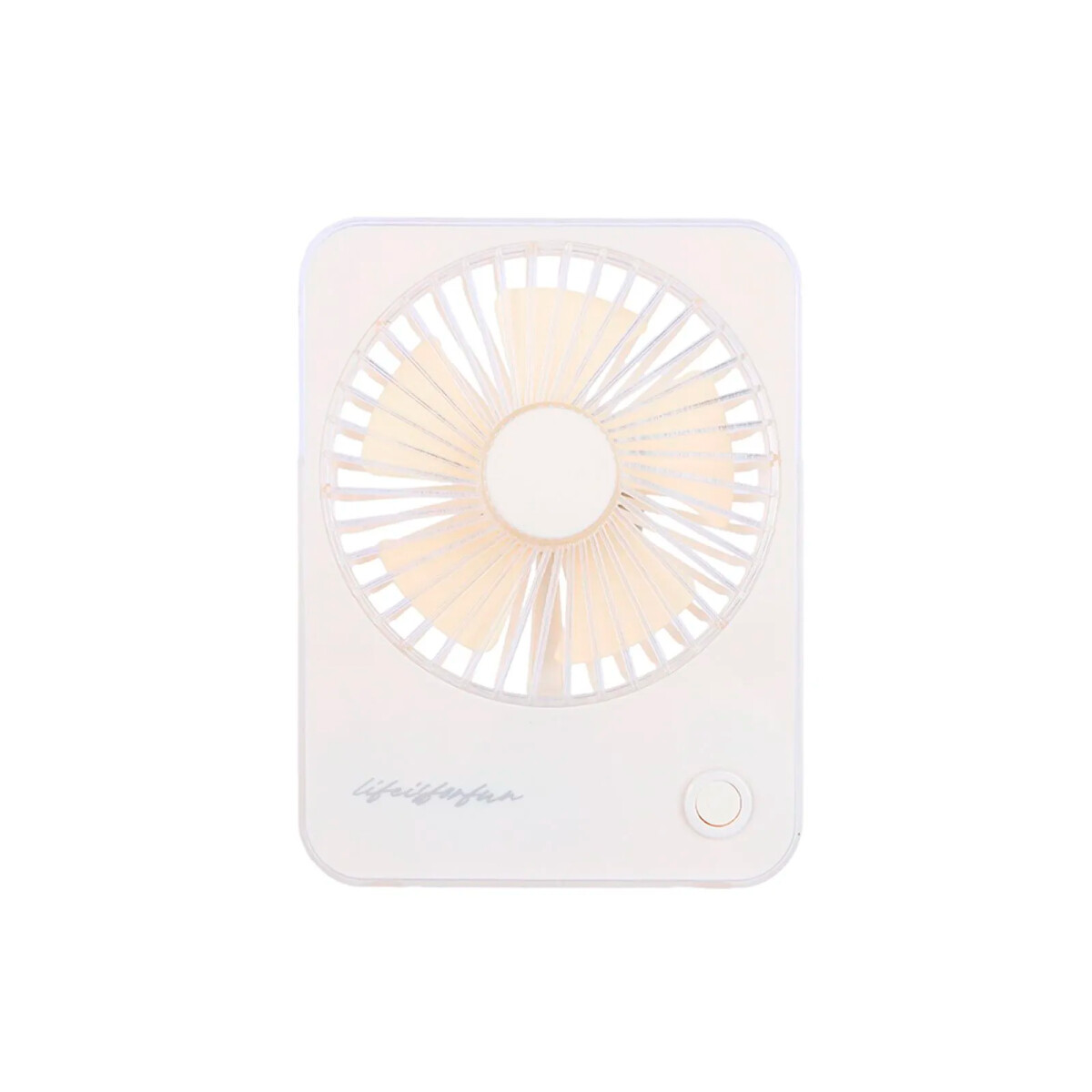 Ventilador plegable inalámbrico - blanco 