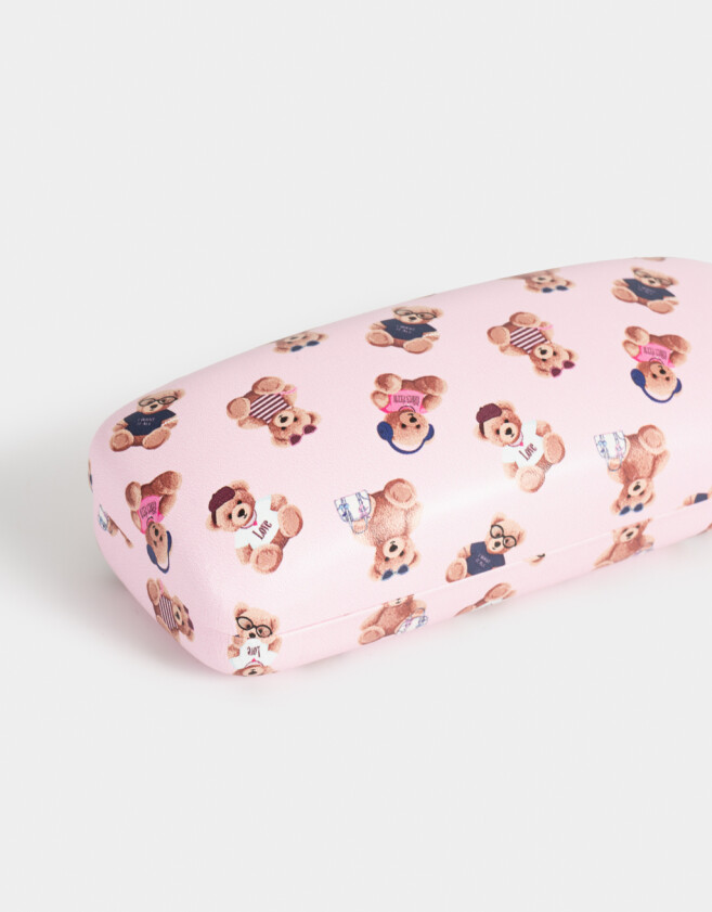 Estuches Anteojos Estampado Estuche De Anteojos Teddy - Rosa Claro