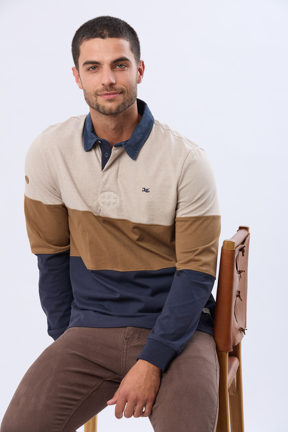 REMERA POLO DE ALGODÓN Beige