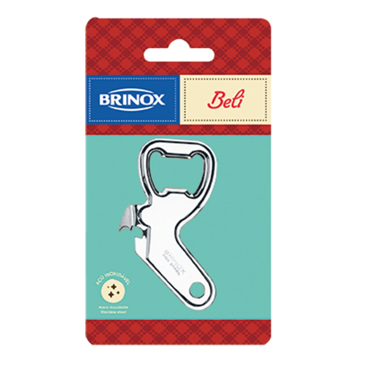 ABRELATA Y DESTAPADOR DE BOTELLAS BRINOX 