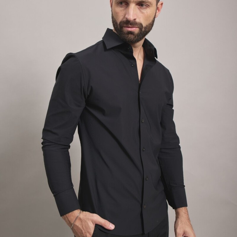 Camisa técnica Negro