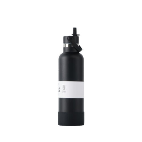 Botella En Acero Inoxidable brio 750ml Con Sorbito Y Manija Negro