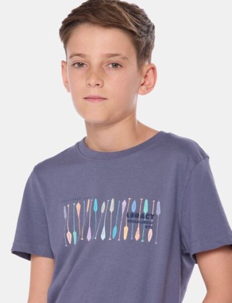 REMERA ESTAMPADA Lila