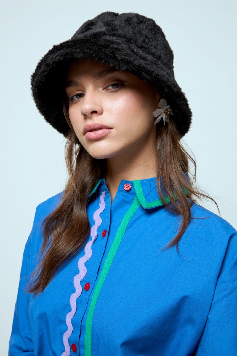 Sombrero bucket soft - negro 