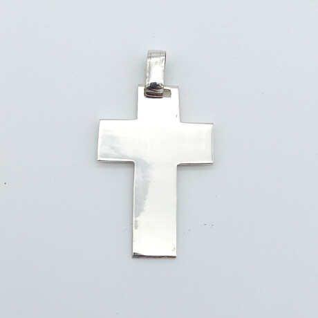 Cruz de Plata 925 Chata Largo 4.4 cm x 2.9 cm