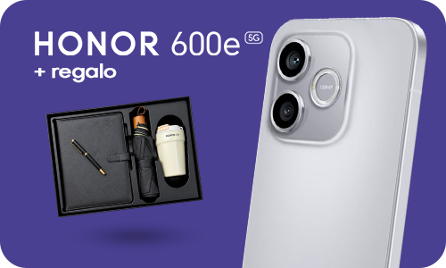 ¡Honor 600 E con regalo!