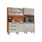Mega Kit de Cocina - 6 Puertas 3 Cajones Cinamomo/Arena