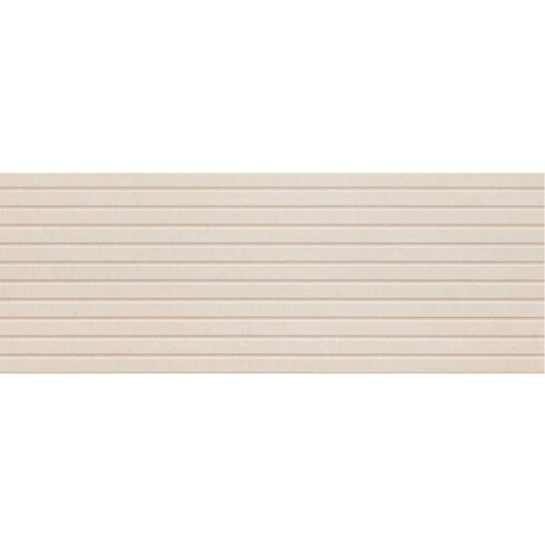 Ceramica Beige Claro Mate Tipo Ripado 45X120Cm Pared GAMAS DE BEIGE