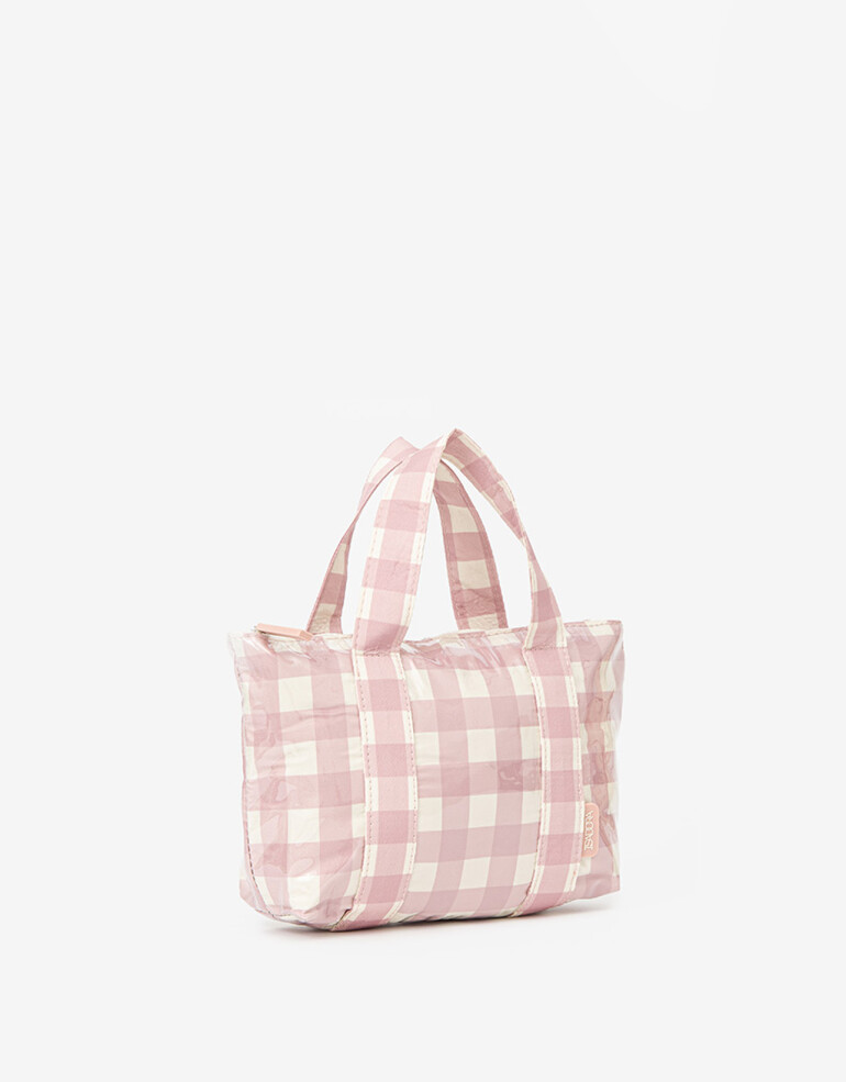 Porta Cosméticos Portacosméticos Cuadrillé - Estampado Geometrico