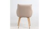 Butaca BRUNA en PU Beige