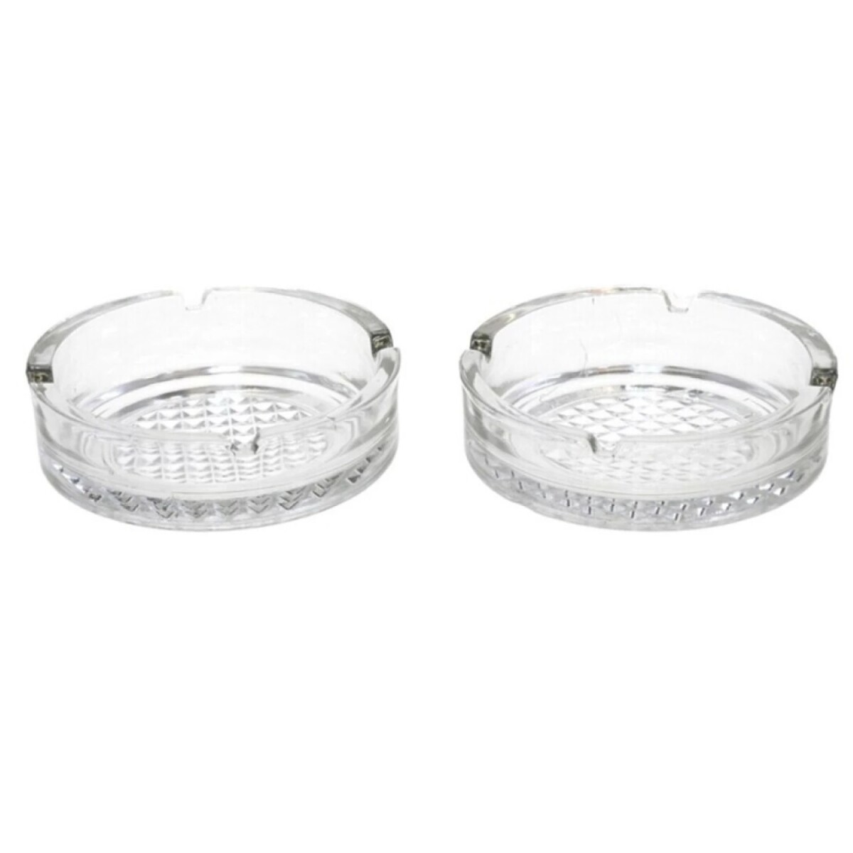 Set 2 Ceniceros Cristal Rotana 10.5Cm 