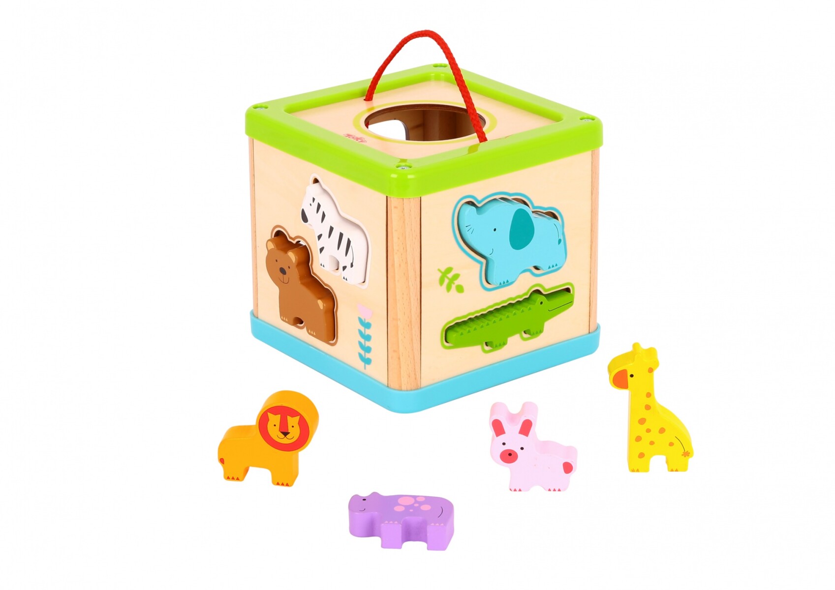 Cubo de animales 9 pzs Tooky toy 